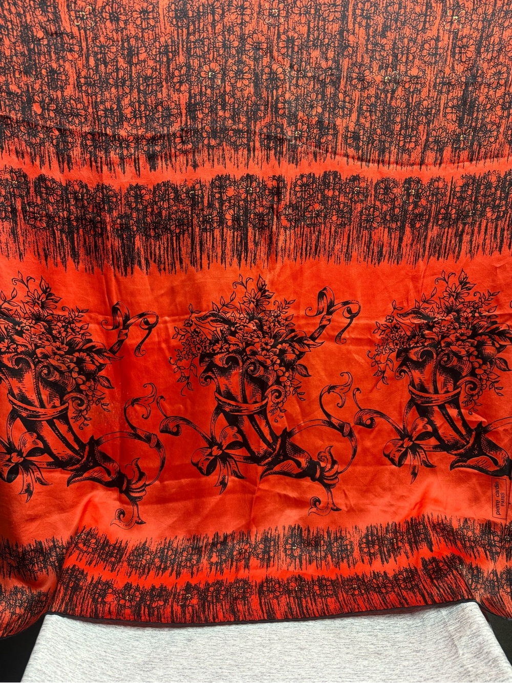 Vintage Pierre Cardin 90 silk scarf